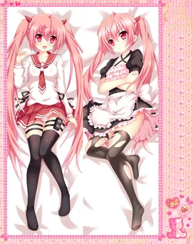 

Anime Cartoon Aria the Scarlet Ammo Double Bolster Hugging Pillow Case Pillow Cover Pillowcase Peach Skin 2 Way No.511040