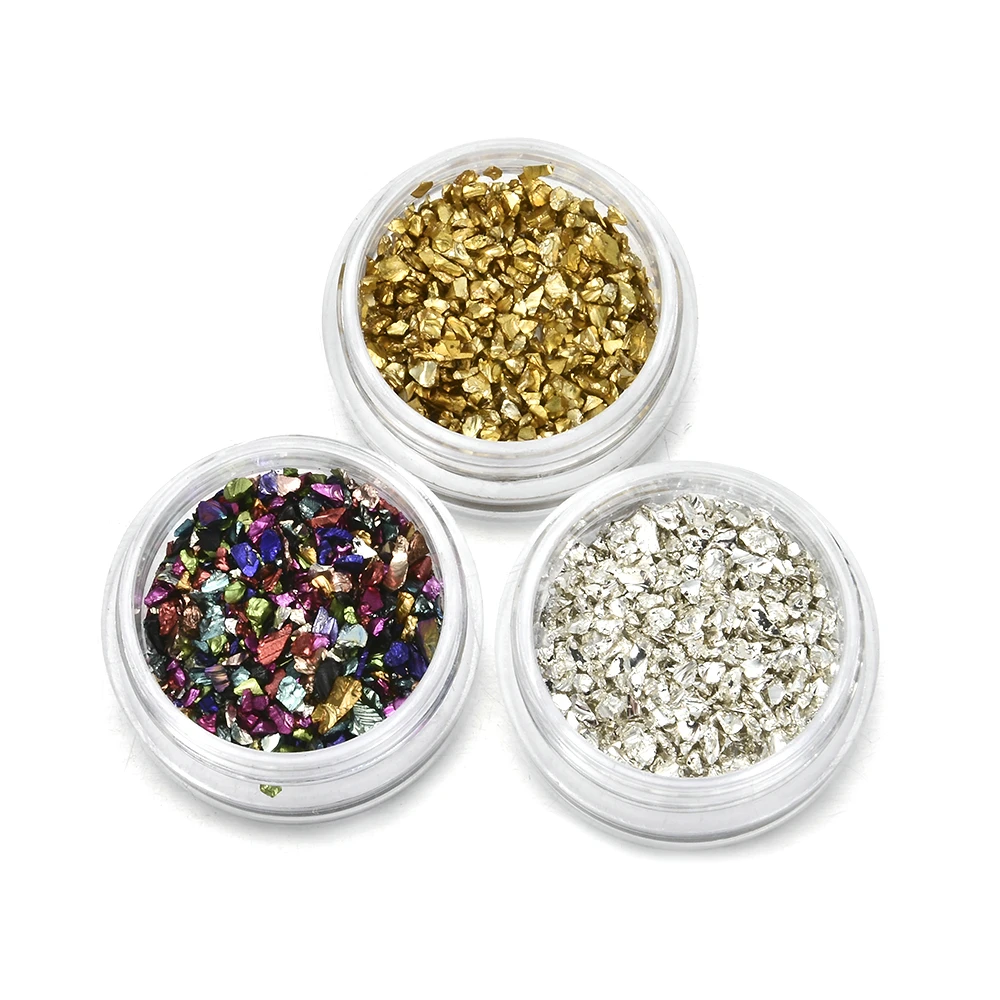 

Broken irregular colorful Stones Rhinestones for Nail Crystals 3d Nail Art Decorations Tips