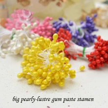 Pistil цветов для помадки, печенья, сахара тортов цветок* Большой перламутровый блеск десен паста stamen 4 бара