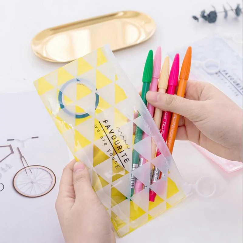 Transparent Geometric Cosmetic Bag For Women Girl Portable Makeup Small Multifunction Toiletry Kit Make Up Organizer Case