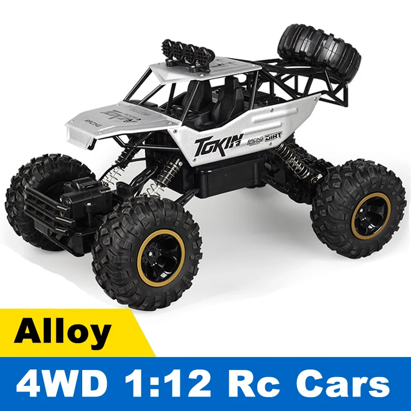 

RC Car 1/12 Scale 2.4G Electric 4WD Remote Control Car 35KM/H High speed RC Climbing Car Off-road Vehicle Model Toy for Children
