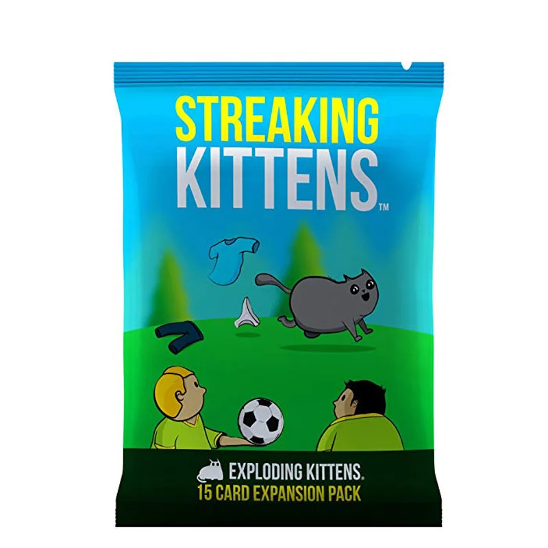 

Exploding Kittens Card Game Streaking Expansion Kittens Bundle Game for Fun Board Game explosing Streaking kittens