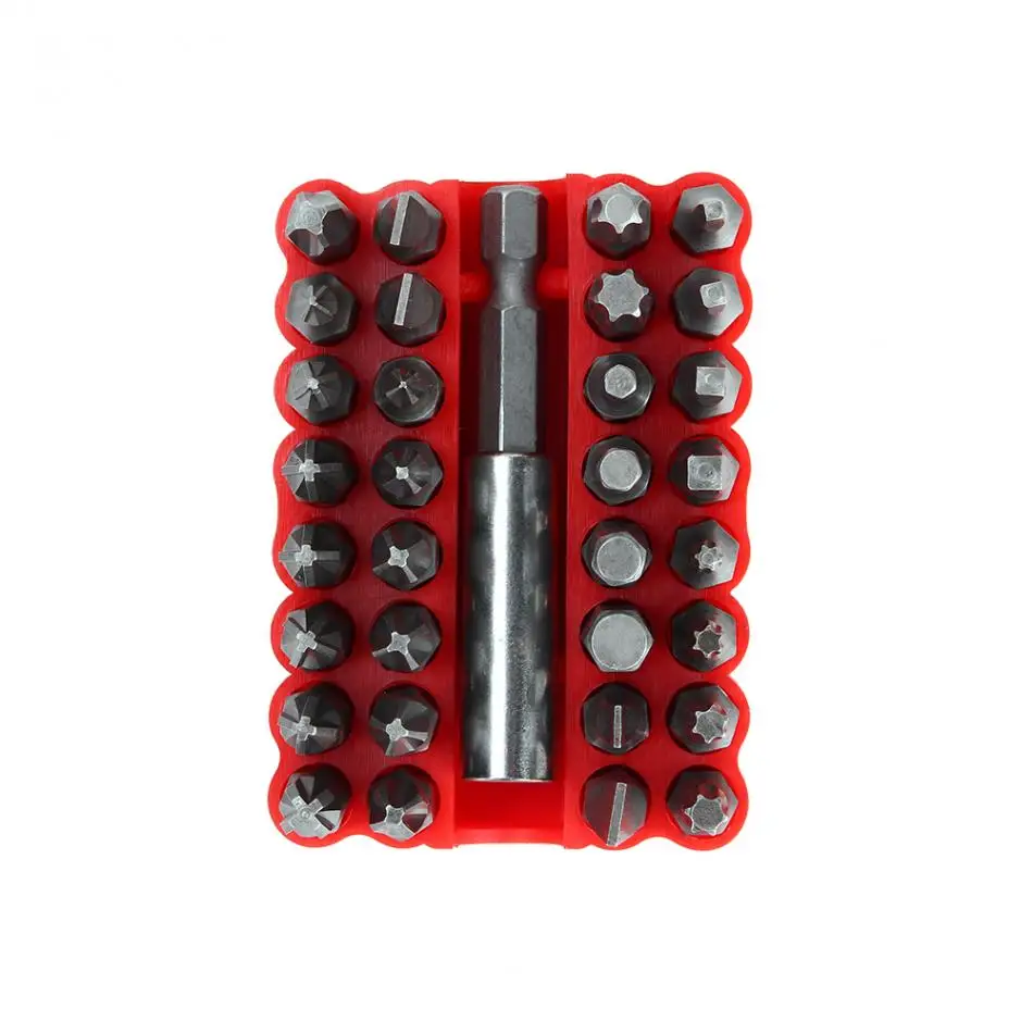 33pc Sécurité Inviolable Bit Set Torx Hex Star Clé Tournevis US SHIPPER