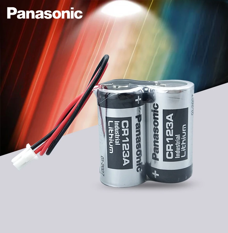 1 шт. Panasonic 3 V CR123A CR17345 DL123A EL123A комплект из 2 предметов с вилкой специальный счетчик воды, счетчик электроэнергии и газовый счетчик