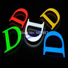 Хорошее качество воды доказательство акриловая Мини светодиодный знаки письма наружной рекламы открыть знаки