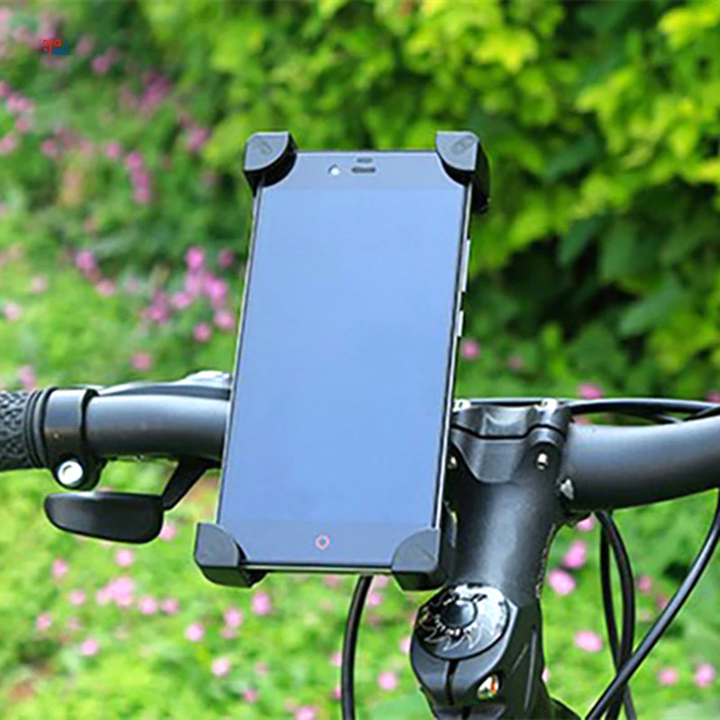 

Plastic Bike Cell Phone Holder Universal Motorcycle Handlebar Phone Support for Iphone Samsung XIAOMI GPS MTB Bike Bracket Mount