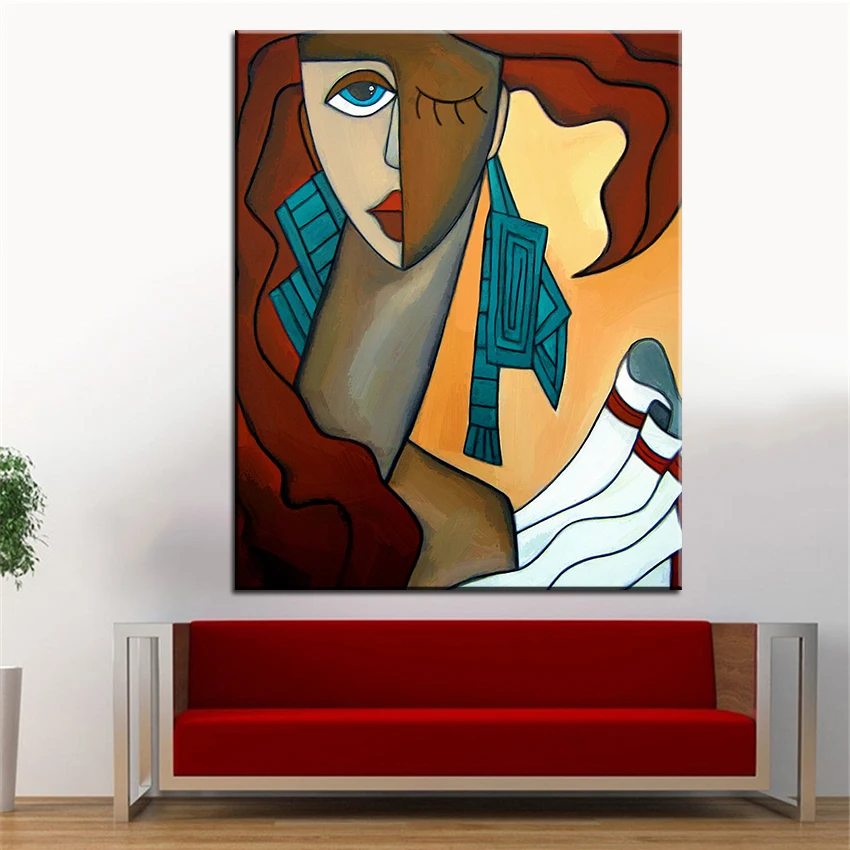 Large size Printing Oil Painting static cling Wall painting POP Art
