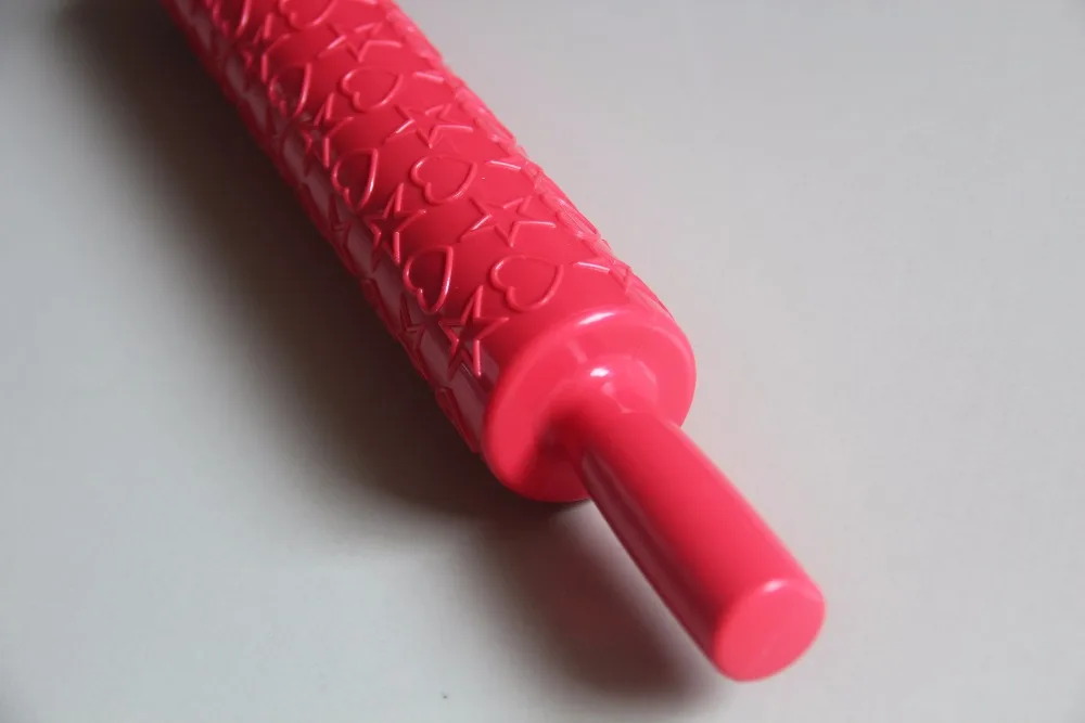 6 шт./лот) FDA высокое качество пластиковые красные пентаграммы шаблон выпечки скалка для помадки
