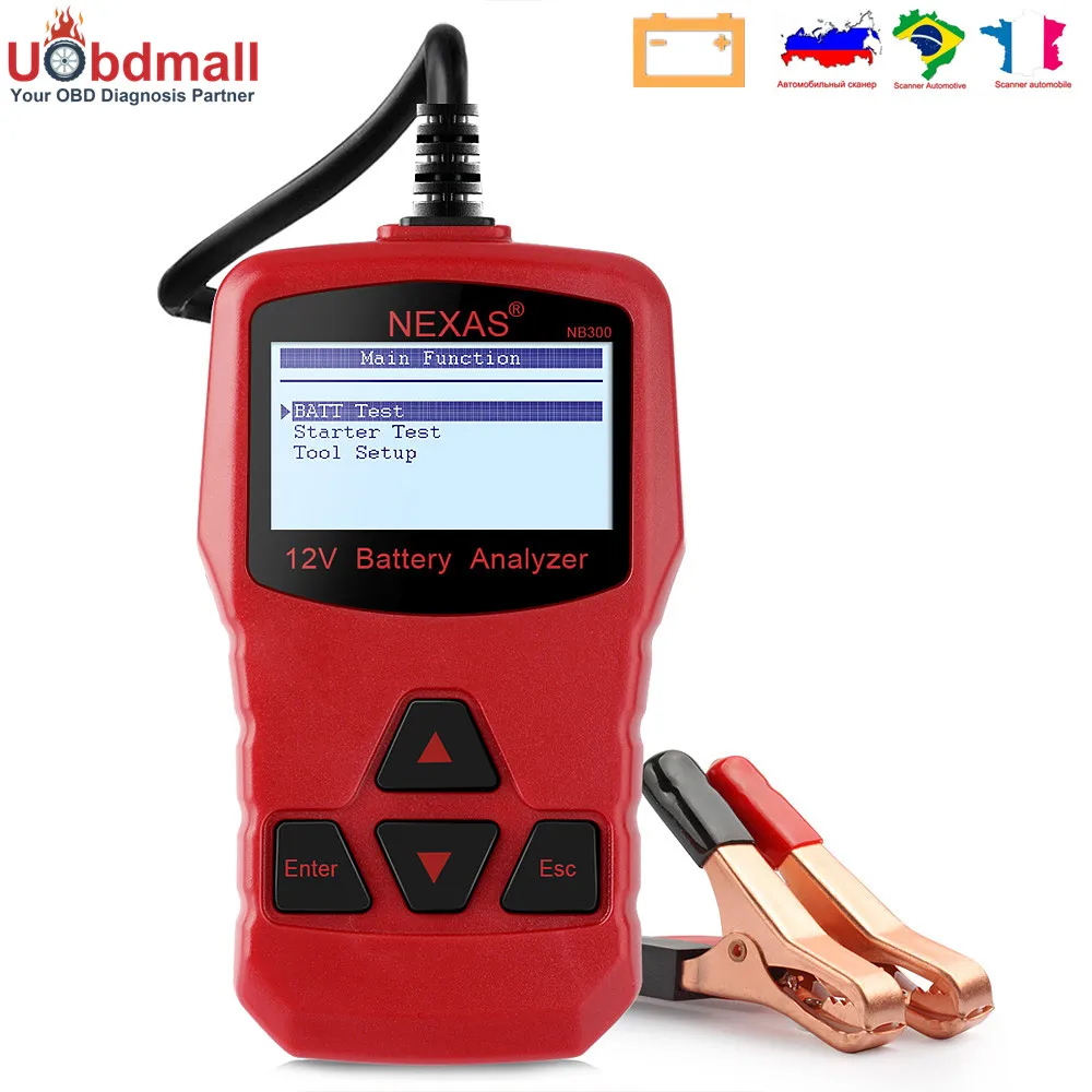 Prix pour D'origine Nexas NB300 Batterie De Voiture Testeur 12 V 220AH Multi-Langues Au Démarrage en Charge L'analyse Du Système MAUVAIS Cellulaire Voiture D'essai outils Prix pour D'origine Nexas NB300 Batterie De Voiture Testeur 12 V 220AH Multi-Langues Au Démarrage en Charge L'analyse Du Système MAUVAIS Cellulaire Voiture D'essai outils