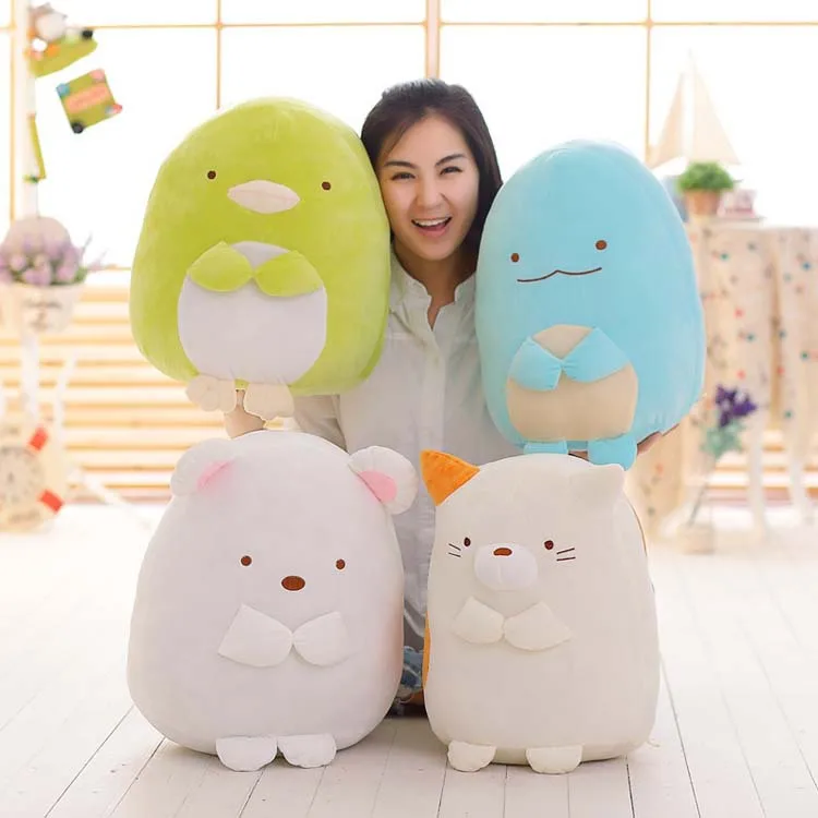 

45cm Sumikko Gurashi San-x Japanese Anime Corner Bio Handheld Biological Soft Stuffed Plush Animal Toy Pillow Baby Plush Toys