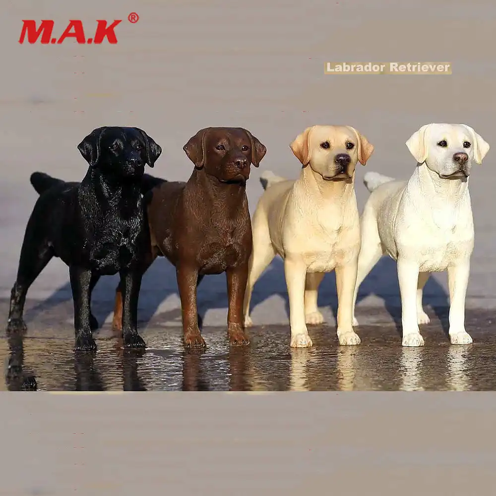 JXK 1//12 Labrador retriever Figure Police Dog Animal Model Collector Toys Gift