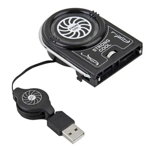 

Mini Vacuum LED USB Cooler Air Extracting Cooling Pad Fan for Notebook Laptop