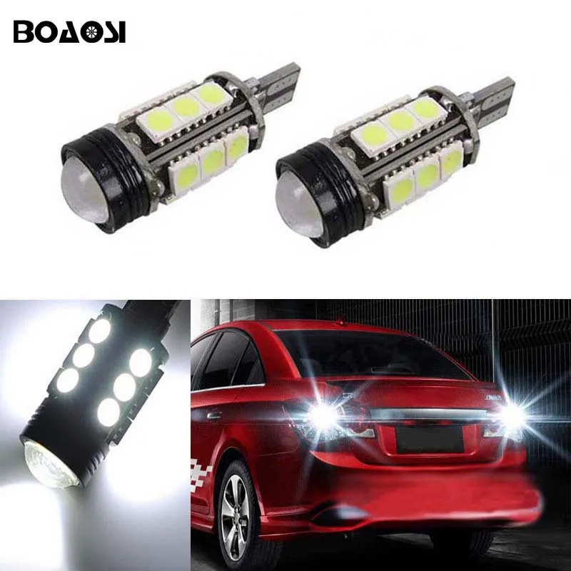 BOAOSI 2pcs Canbus T15 W16W Car LED NO ERROR Rear Reversing Tail Light For Ford Mazda BMW Hyundai ix35 Matrix Tucson | Автомобили и