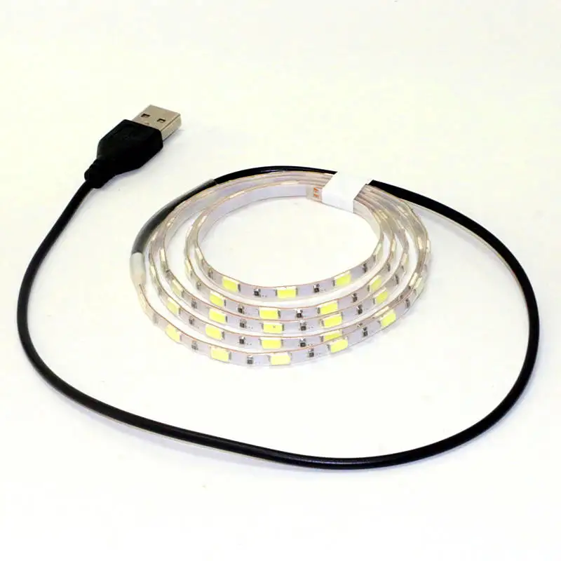 DC 5V SMD 5630/5730 1M USB светодиодный светильник Гибкая полоса 60 Светодиодный s/m IP67