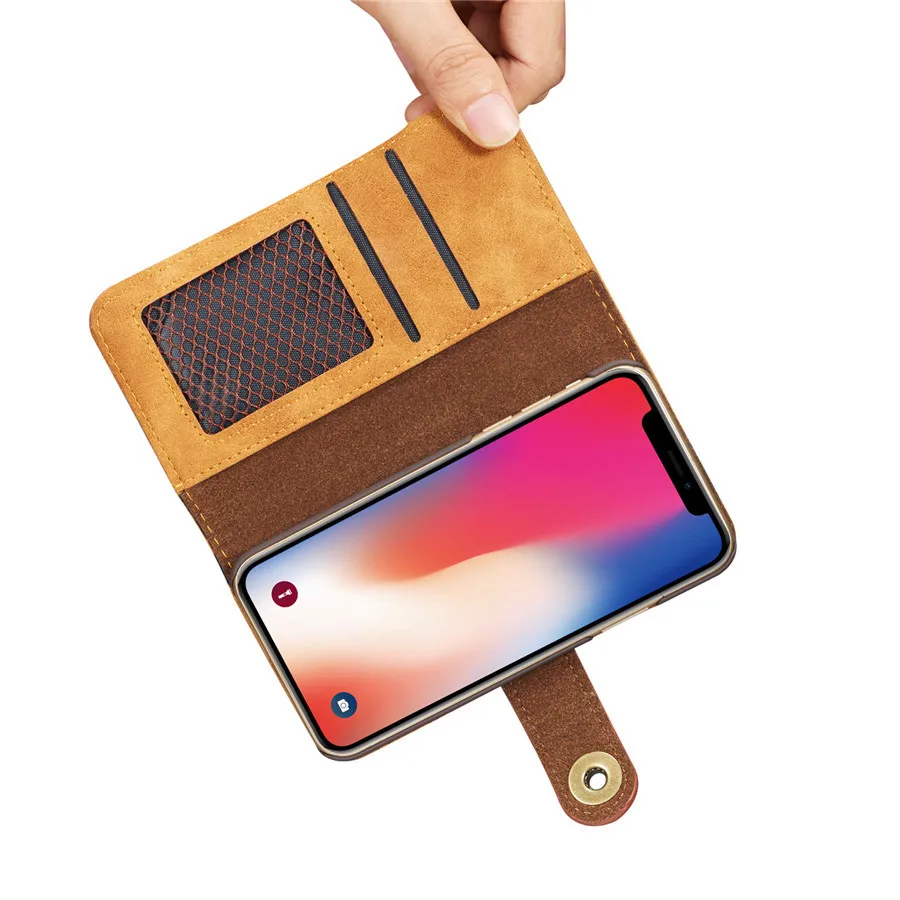 Кожаный чехол книжка для Iphone Xs Max Xr 7 8 6 6s Plus|Бамперы| |