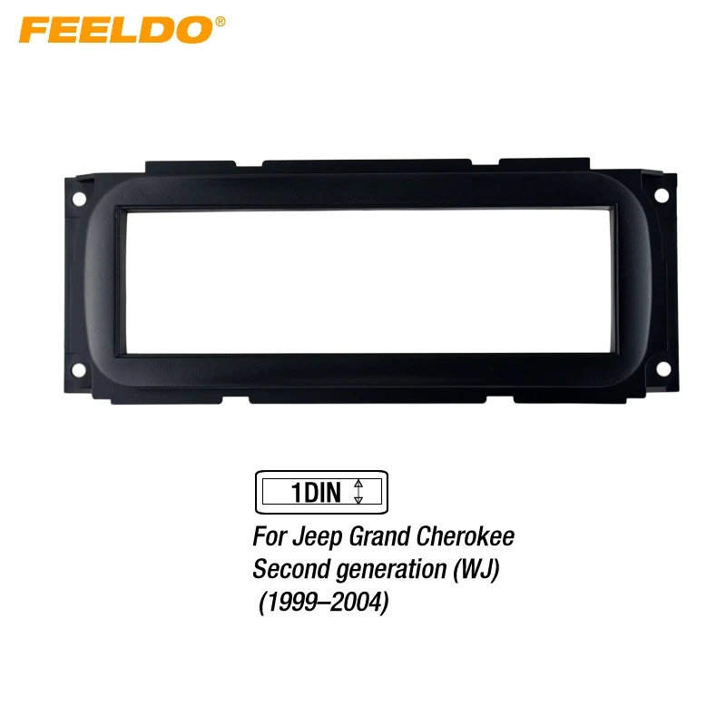 

FEELDO 1DIN Car Refitting Stereo DVD Frame Fascia Dash Panel Installation Kits For Jeep Grand Cherokee(1999-2004)(WJ)