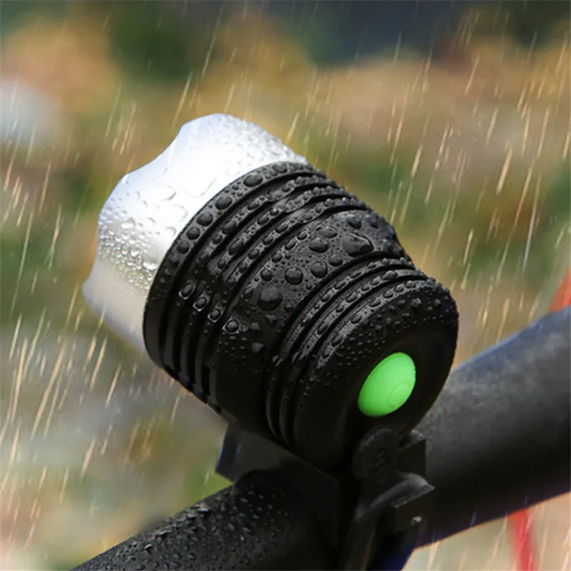 Велоспорт Q5 светодиодный 3 режима спереди светильник головной светильник фонарь Водонепроницаемый для горного велосипеда дорожный велосипед 4 цвета велосипед светильник