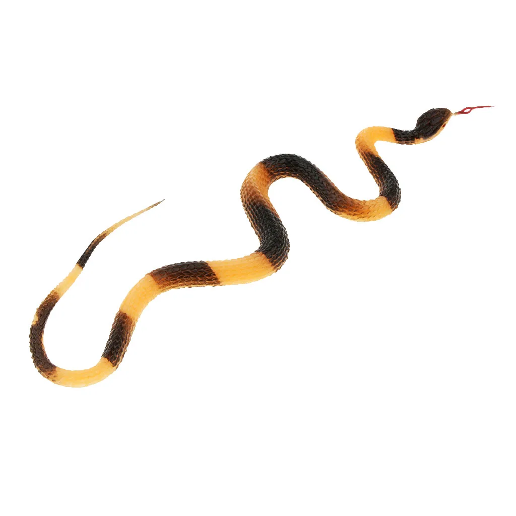 Rubber Lifelike Snake Scary Gag Prank Terrifying Party Bag Filler Toy Kids Boy Halloween Gift