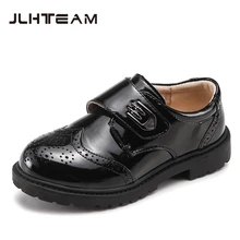 Kids Boys Leather Shoes for Soft Leather Shoes Black White Color Children s Chaussure 2017 New