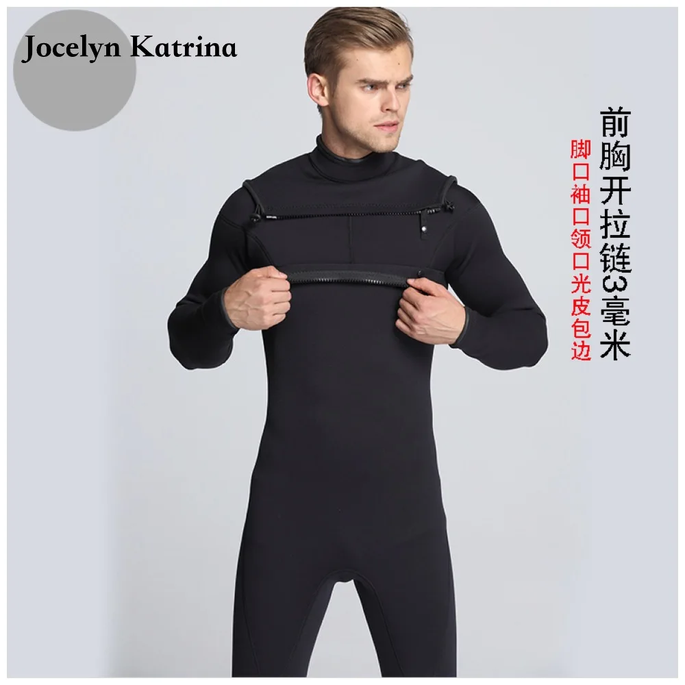 

3MM neoprene High-quality And Comfortable To Wear Warm Wetsuit Round Neck Design Professional Wetsuit Underwater Sports
