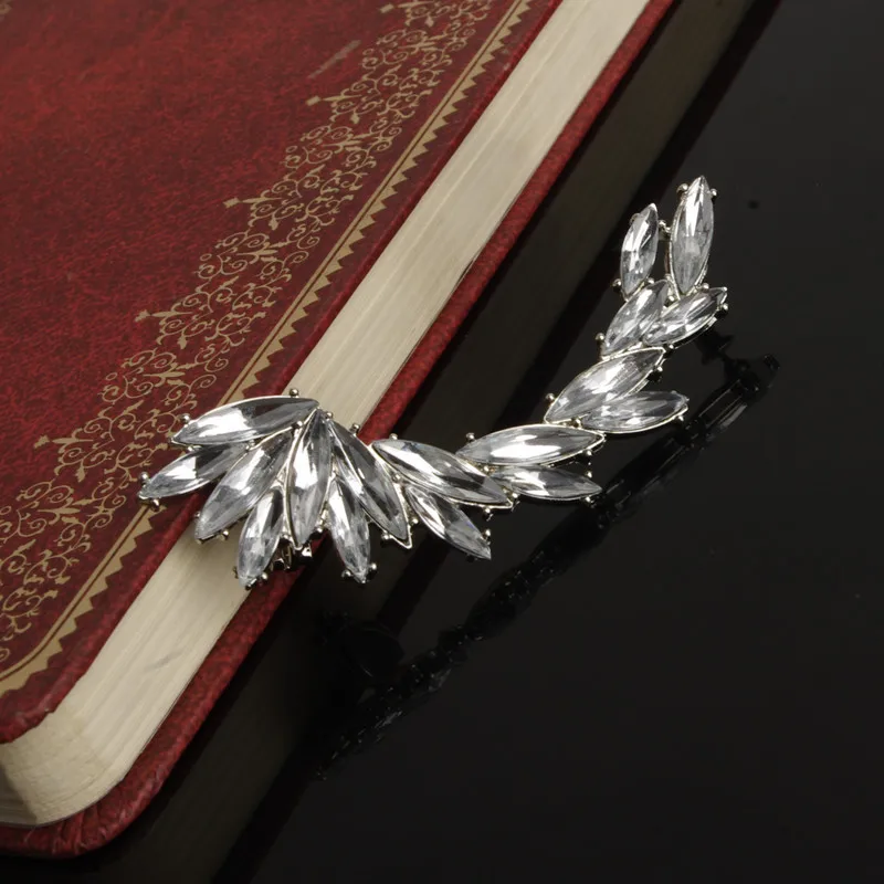 New Fashion Elegant Vintage Punk Gothic Crystal Rhinestone Ear Cuff Wrap Stud Clip Earrings 1E321 stud earrings ear clip earrings clip earrings ear clip ear accessories