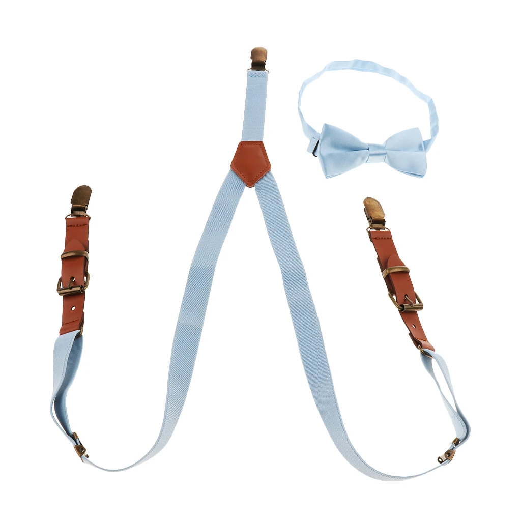 1Pc Polyester Baby Kids Children Boys Adjustable Elastic Suspenders for Weddings Costumes Special Events Fashion Acc