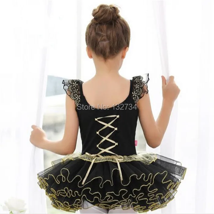 Высокое качество! Новое поступление, детская черная классическая балетная юбка-пачка для девочек, платье на заказ, танцевальная одежда для балета, платье-пачка для танцев