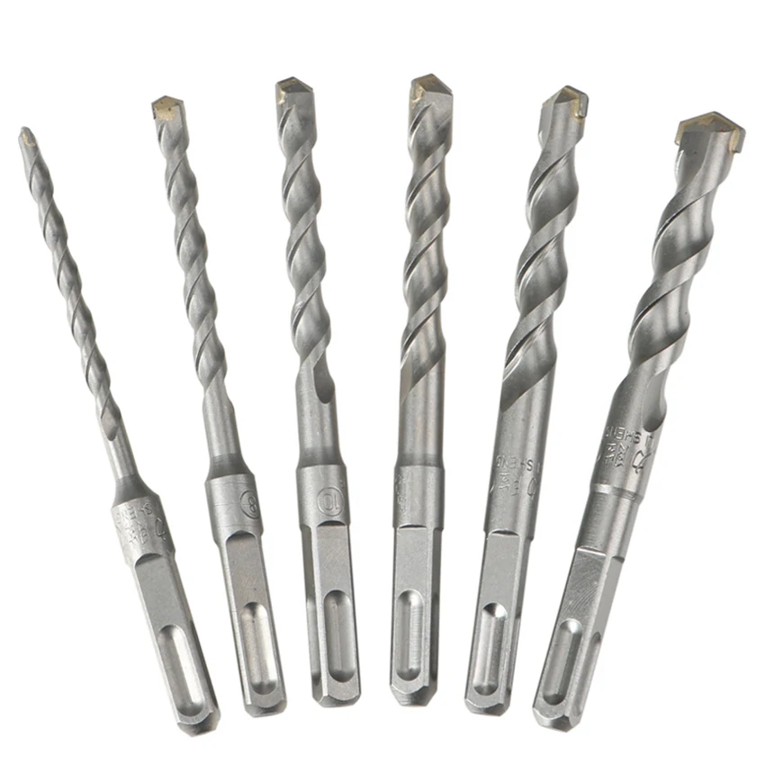 

200mm, 350mm 16/18/20/22/25/28/30mm Plus Drill Bit for Rotary Hammers Round / Square Shank Drill Bits for Cement Wall Concrete