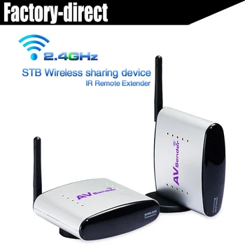 

2.4G wireless AV extender transmitter receiver with IR&power adapter(support 1 to many) for HDTV,STB,DVD