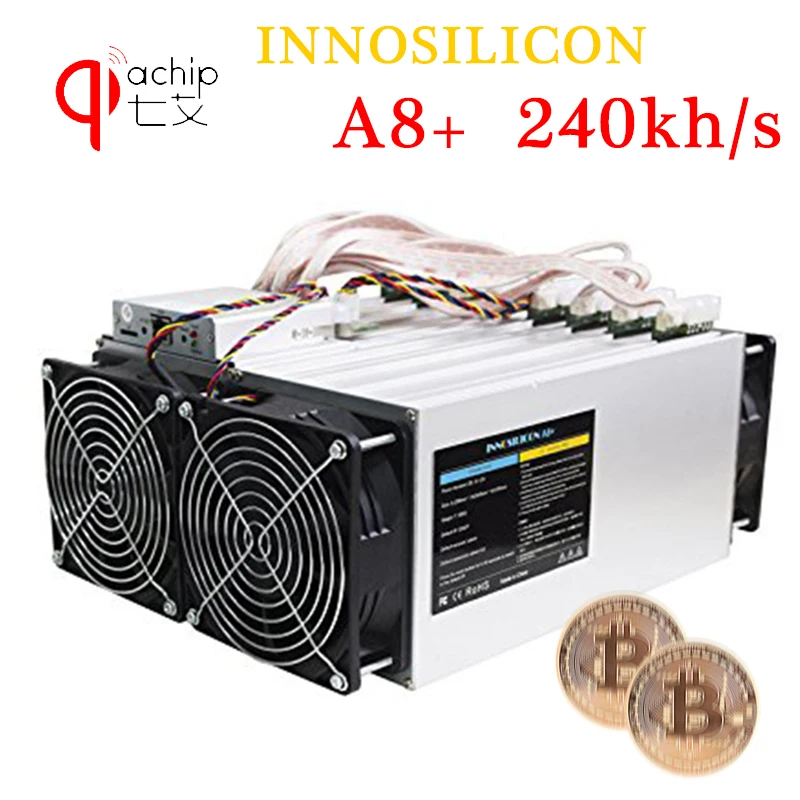 

QIACHIP Innosilicon CryptoMaster A8+ 240kh/s ASIC mining machine Without PSU power supply