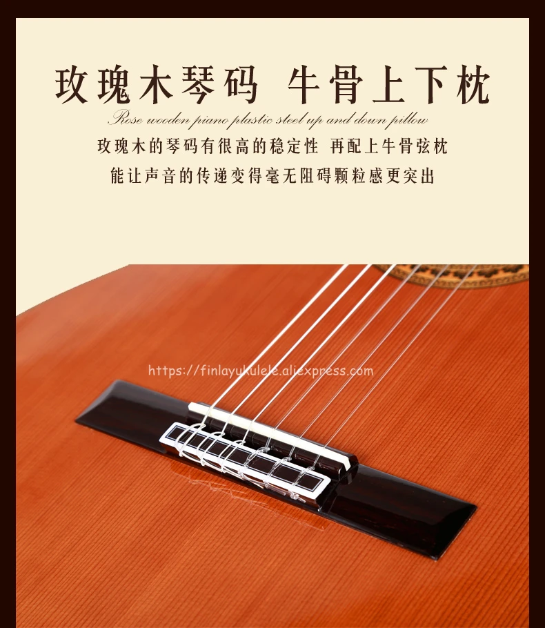 Professional 36 inch Acoustic Classical guitar With Solid Cedar Top/Magogany Body ,3/4 Classical guitar 580MM,traveling guitar Professional 36 inch Acoustic Classical guitar With Solid Cedar Top/Magogany Body ,3/4 Classical guitar 580MM,traveling guitar