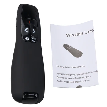 

Laser Pen R400 Wireless RF Remote Professional Wireless With Receiver PPT Wire Presenter Red Laser Pointer Pen For Office