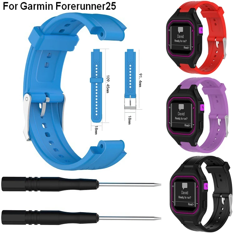 

Replacement Wrist Strap For Garmin Forerunner 25 Smart Bracelet Watchband Soft Silicone Wristband for Garmin Forerunner 25 Band