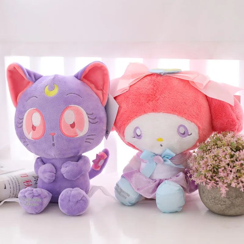 Candice guo! Милая плюшевая игрушка Сейлор Мун Луна кот милая мелодия мягкая кукла с