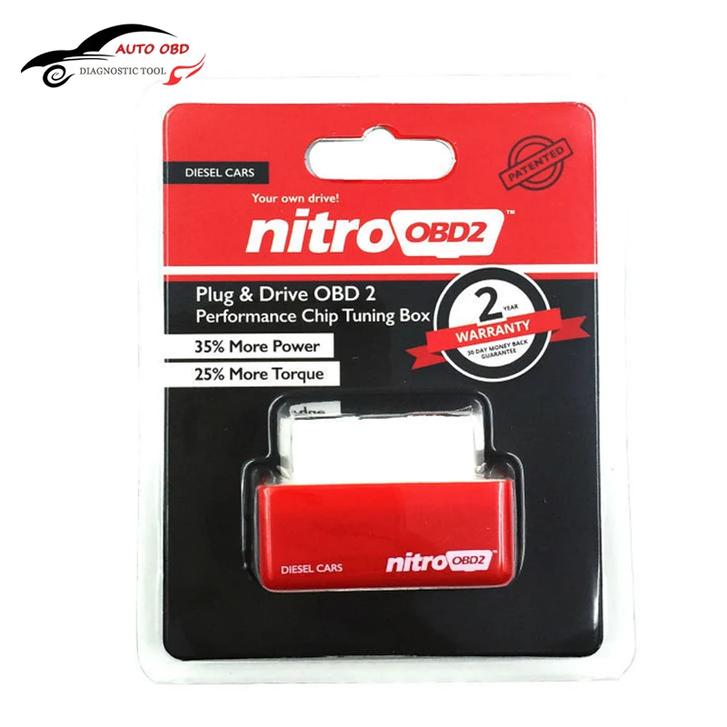 Super ECO Nitro OBD2 бензиновый чип Тюнинг двигателя Nitro OBD 2 Plug& Drive OBD2 чип тюнинг коробка Plug Drive автомобили дизель