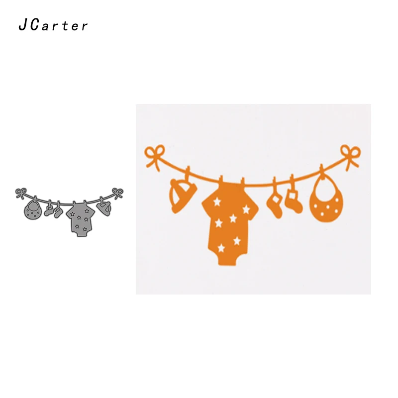 

JCarter Clothes Drying Metal Cutting Dies Stencils for Scrapbooking DIY Embossing Folder Paper Cards Maker Handmade Album Crafts