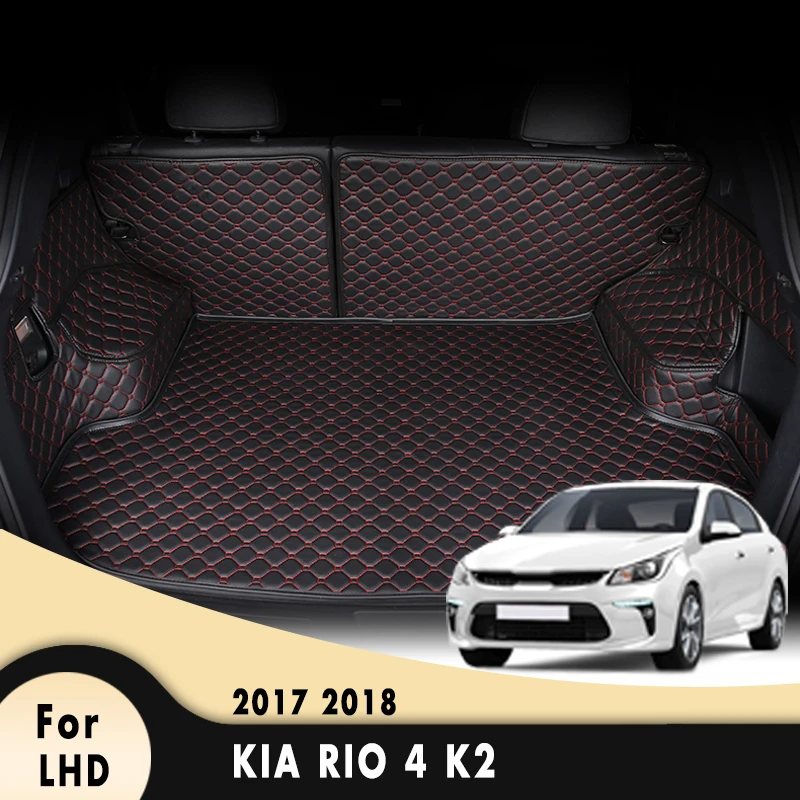

Carpet Rugs Mats Automobile Accessories Car-styling Mat Rug Car Cargo Liner Trunk Mats For Kia K2 2017 2018