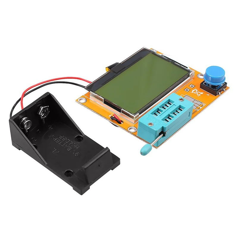 

LCD Multimeter LCR-T4 ESR Meter mega328 M328 Transistor Tester for DIY Electronic Kit with Acrylic Case