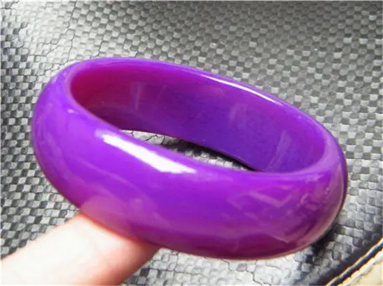 

free shipping NEW HOT CERTIFIED HANDMA100% NATURAL BEAUTIFUL VIOLET AGATE stone BRACELET 62MM a