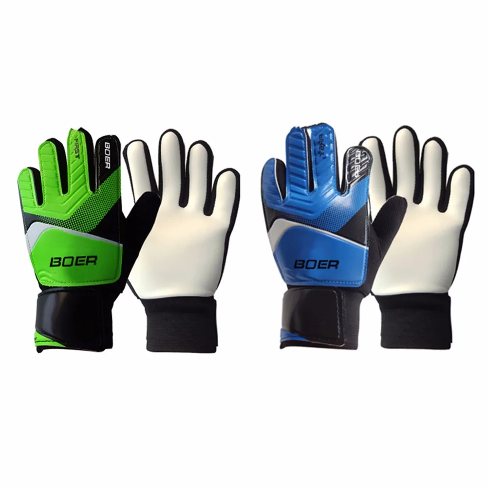

Kids Football Gloves Boys Thicken Latex Football Goalkeeper Gloves Soccer Goal Keeper Goalie Training Gloves Size 5 6 7