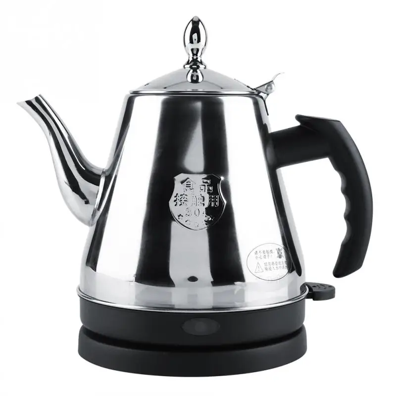 1L 304 Stainless Steel Electric Kettle Fast Water Heating Boiling Pot
