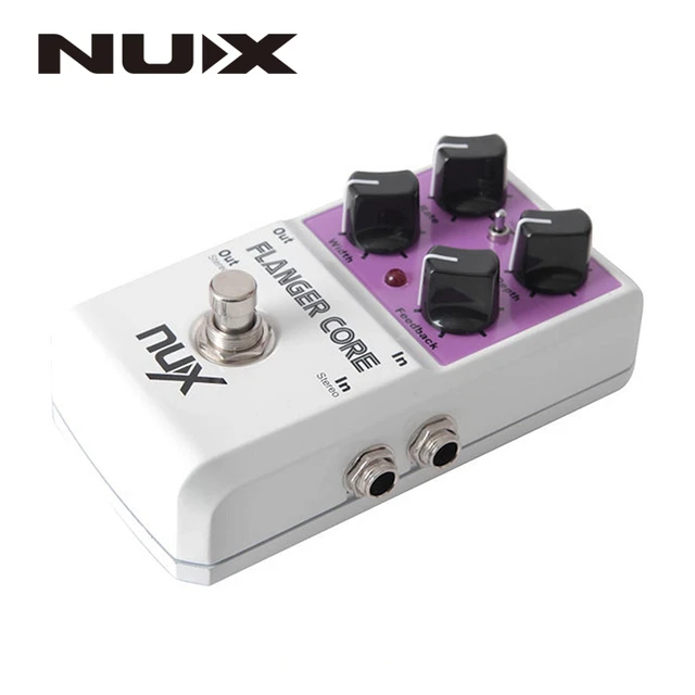 NUX Flanger Core Guitar Effects Pedal Normal & Tape Flanger True Bypass - AliExpress
