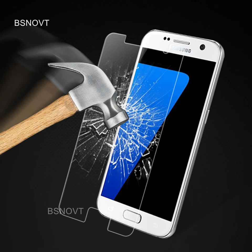 2 шт. защита для экрана Samsung Galaxy S7 закаленное стекло G9300 пленка против царапин|glass for