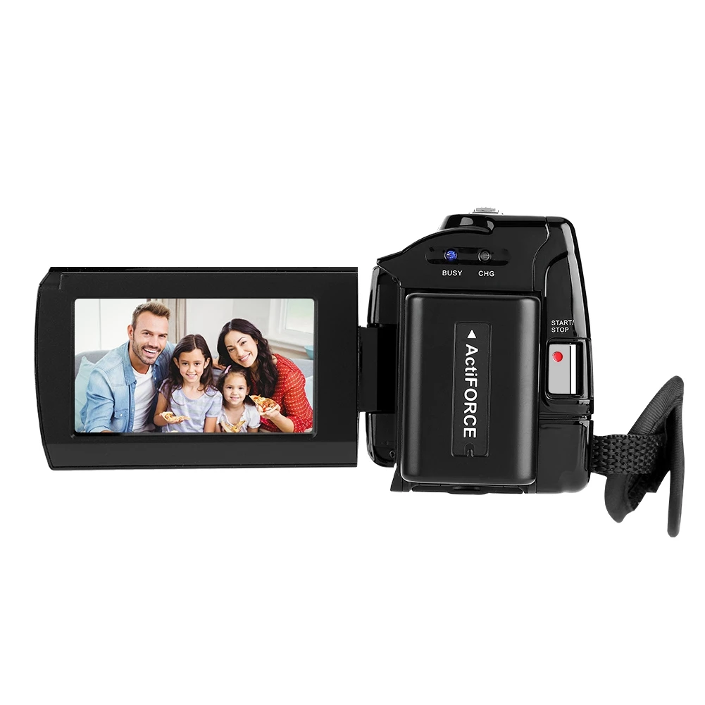 4K 48MP WiFi 1080P Цифровая видеокамера рекордер 3," экран Широкоугольный Макро Лен ИК инфракрасный ночной с внешним микрофоном