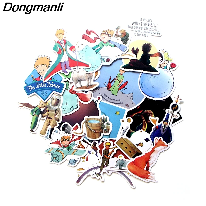 

P3500 Dongmanli 23Pcs/set Le Petit Prince DIY Skateboard Graffiti Laptop Badge Motorcycle Luggage Accessories
