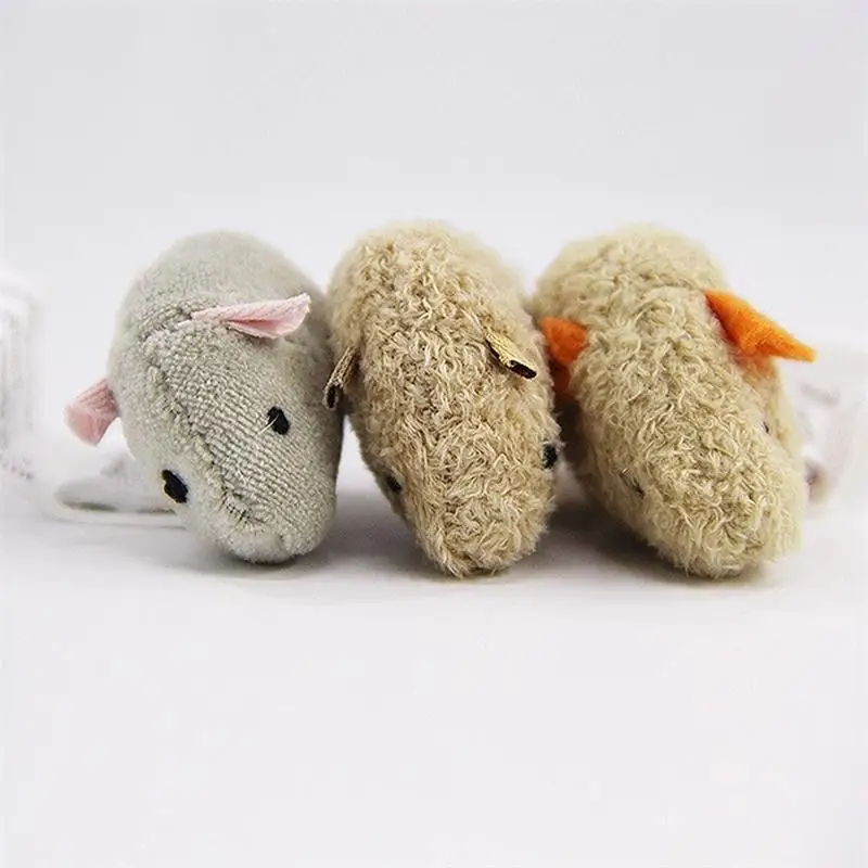 AsyPets 3 шт. Pet Cat устойчивая к укусам игрушка плюшевая высокая имитация маленькая мышь позволяет прятаться игры Реквизит-20