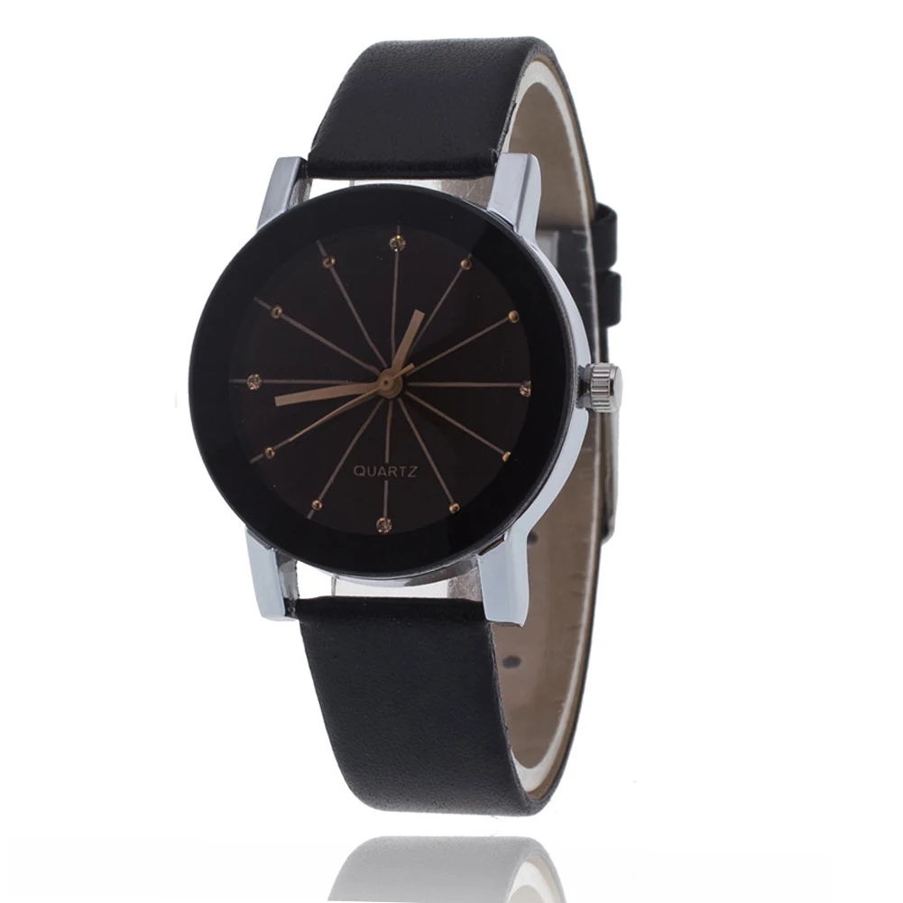 Мужские круглые часы из искусственной кожи Топ бренд класса люкс известные мужские кварцевые часы для мужчин Relogio Masculino