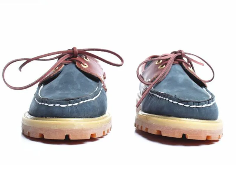Дизайн; мужские повседневные водонепроницаемые мокасины; модная обувь для вождения на шнуровке; мужские мокасины на плоской подошве; цвет синий; zapatos hombre; размеры 45