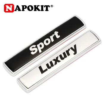 

ABS + Metal Chrome Sport Luxury Limited Edition Logo Car Sticker for BMW Audi Volkswagen Car Fender Tail Door Emblem Badge Decal