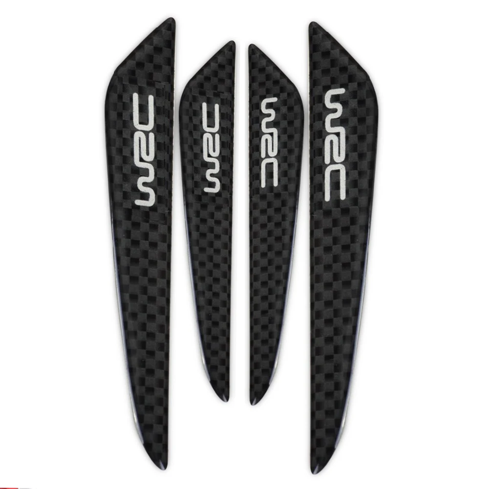 4Pcs/Set Carbon Fiber Car Door Edge Guard Strip Scratch Protector Anti-collision Trim door edge Stickers | Автомобили и мотоциклы